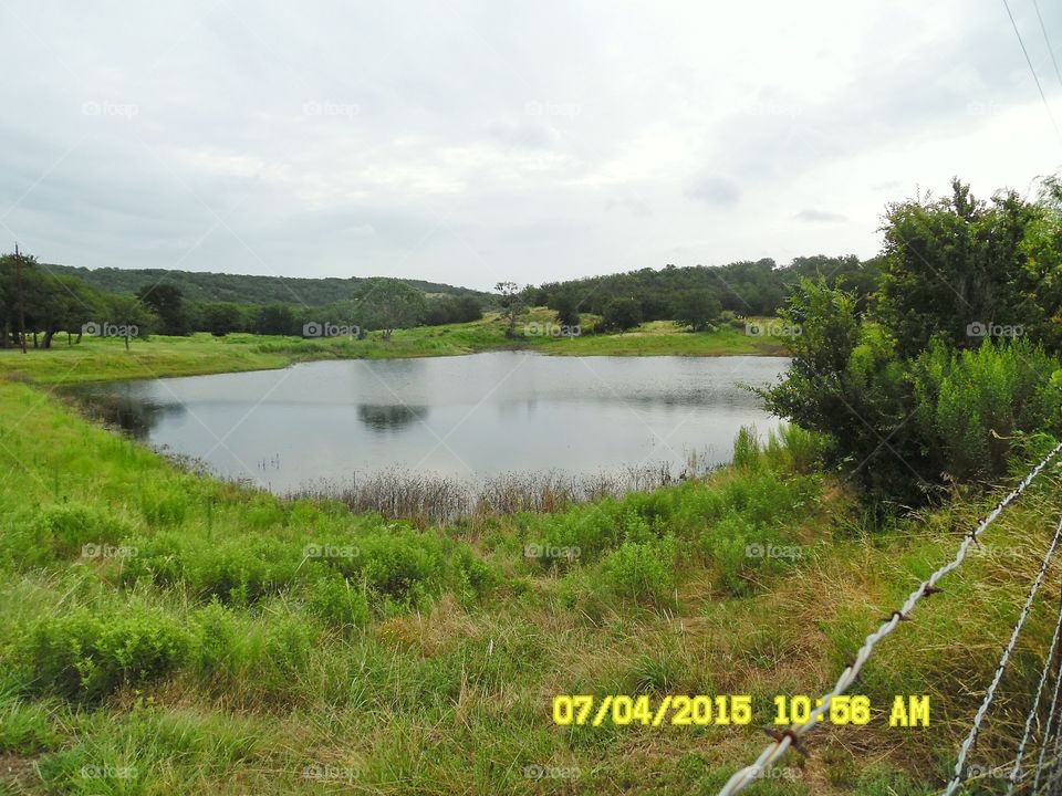 Texas pond water 💦 2. This is another picture of a pond that is rich with catfish and bass. Located just east of Graham Texas