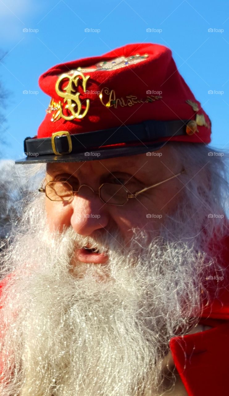 Close-up of a santa claus