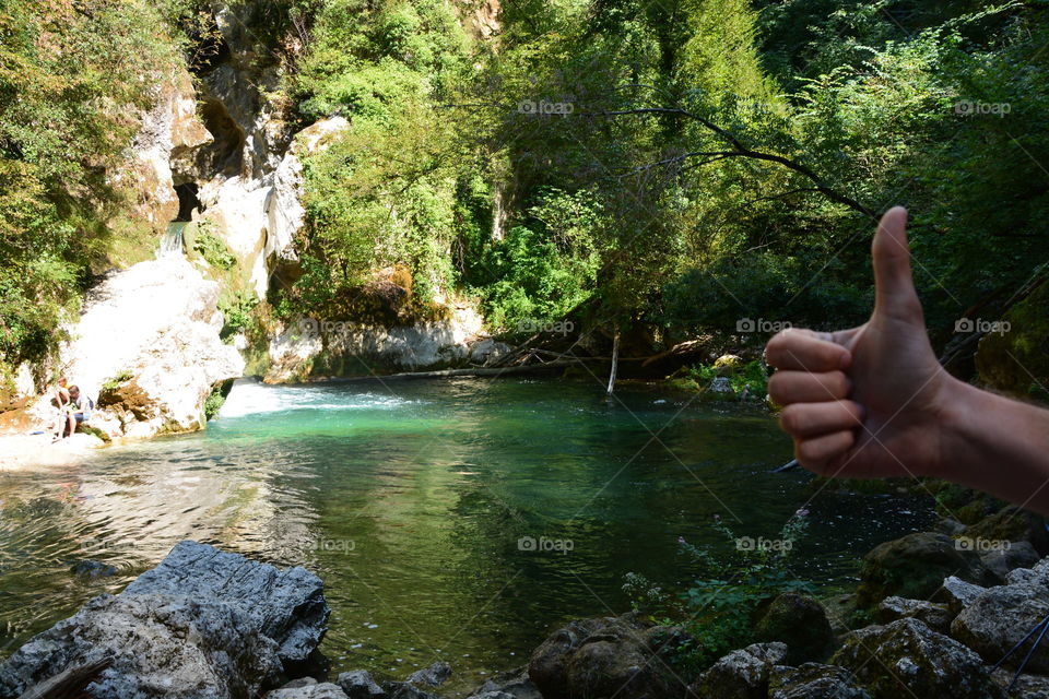 amazing Place in Rome (Italy ), With Falls, rivers, forest And animals! We love it so much!