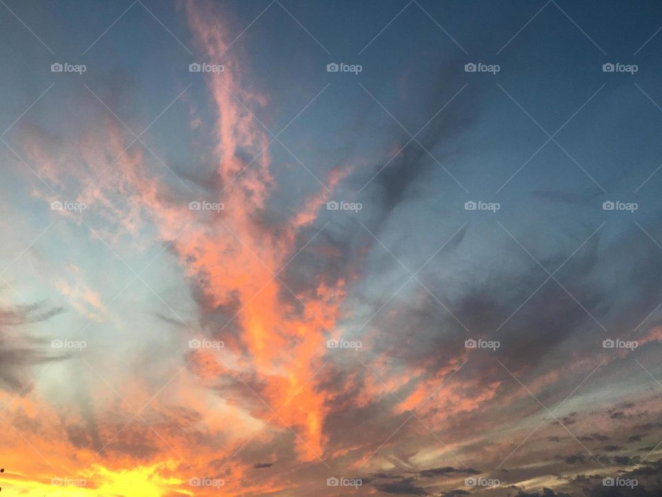 colored cloud & sun's pity