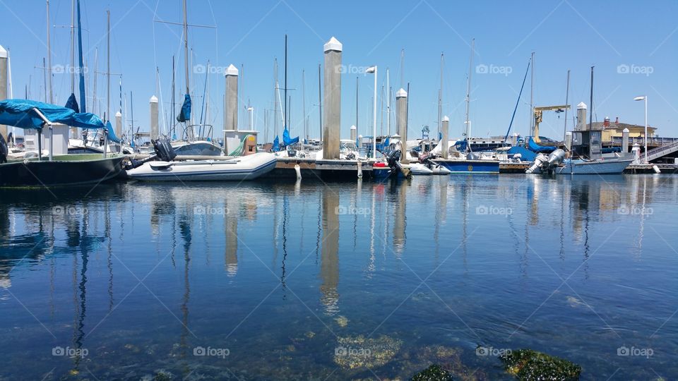 Reflecting. Monterey Bay visit