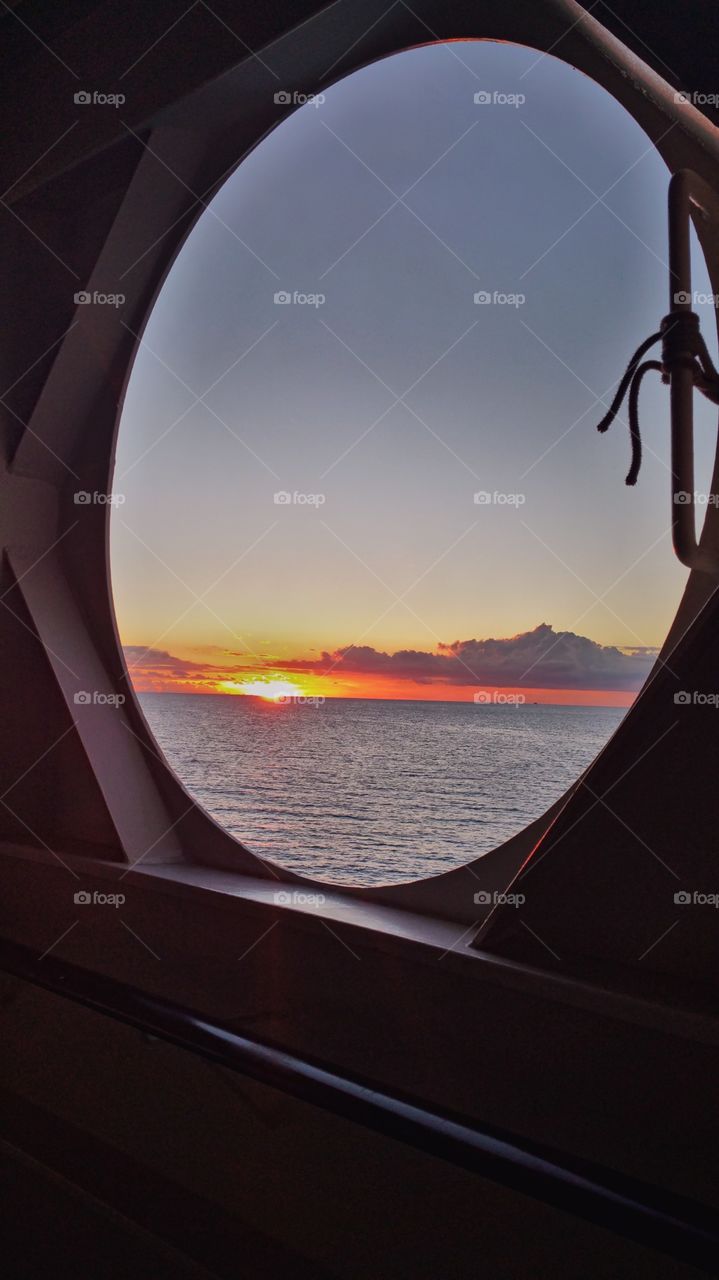 sunset's. sunsets leaving St Maarten