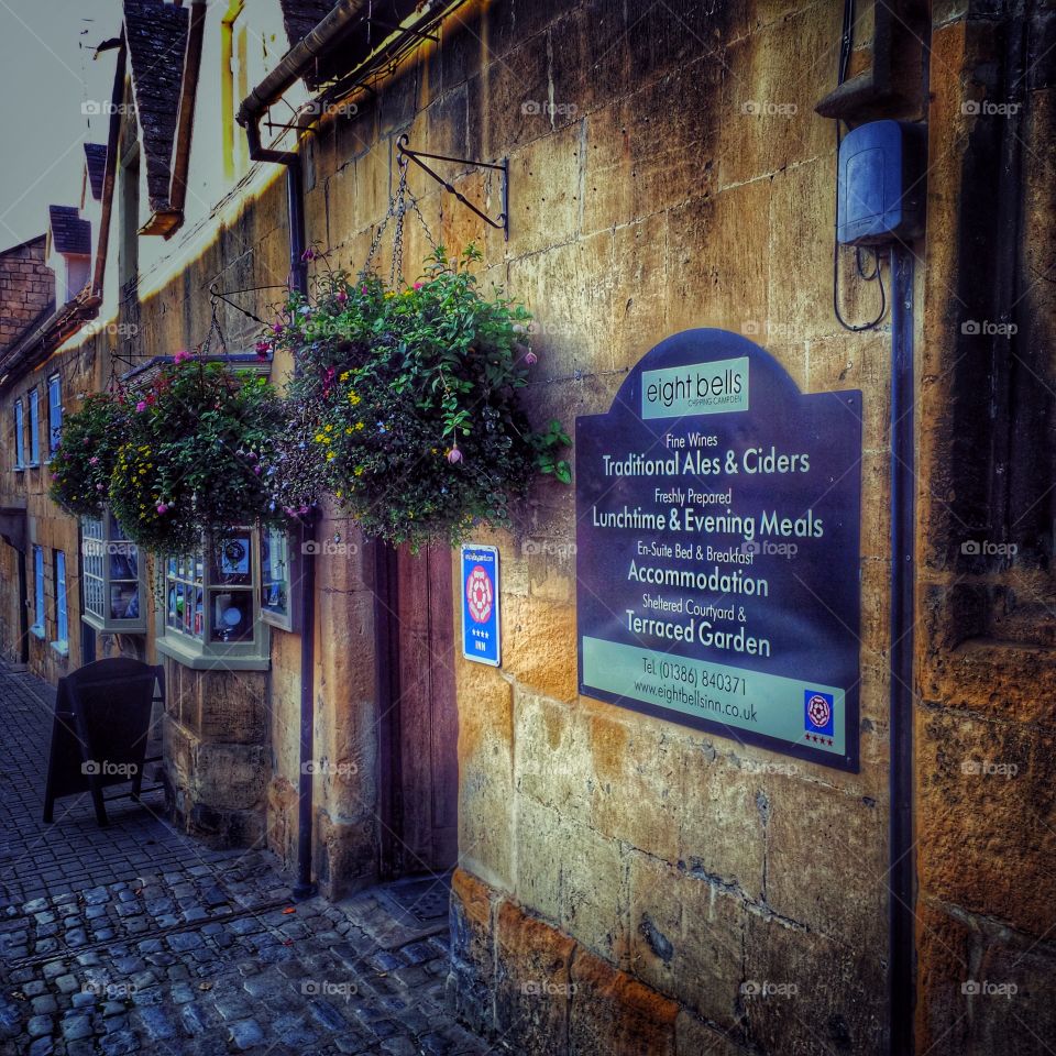 Houses along the high street - Chipping Campden Gloucestershire England UK