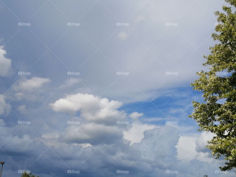 Clouds before a storm