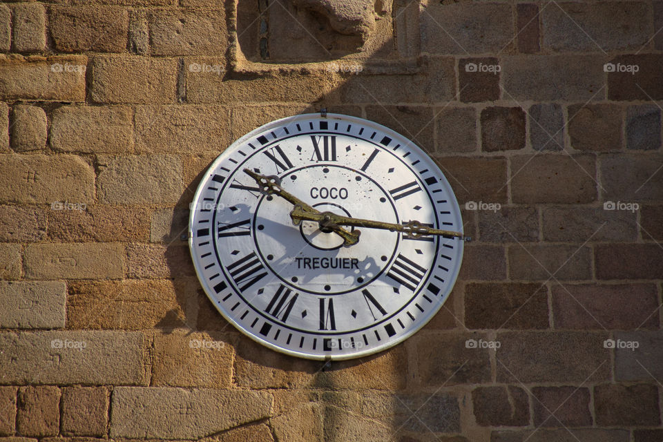 clock on the wall