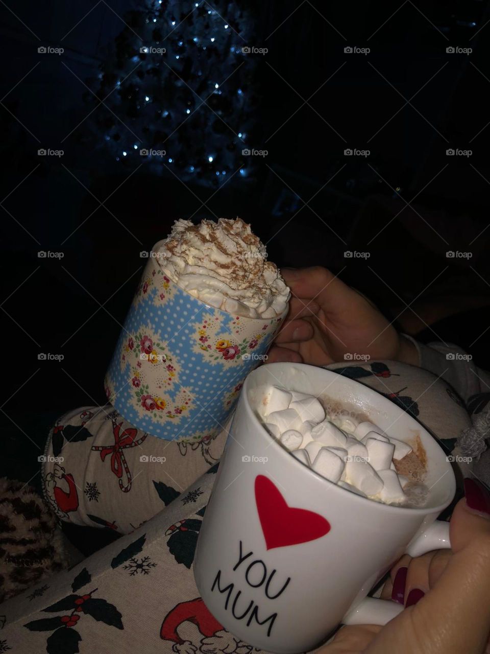 Christmas hot chocolate drinks 