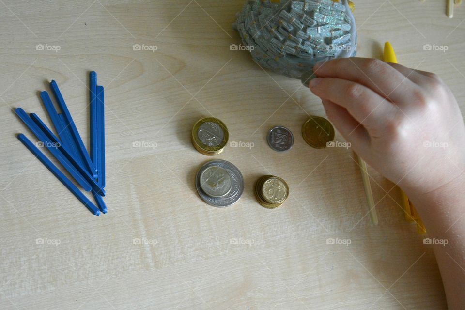 Desktop, Wood, Table, Hand, Color