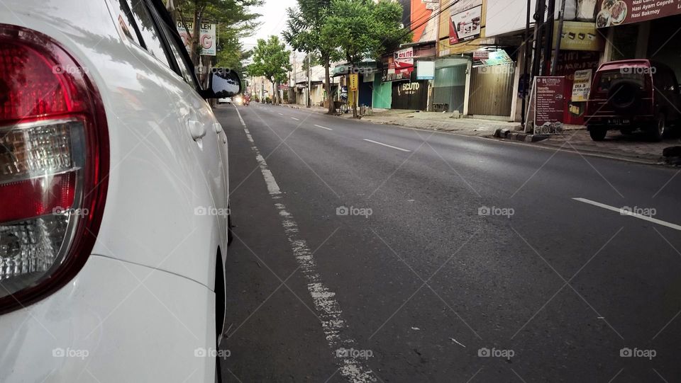 my car in street view