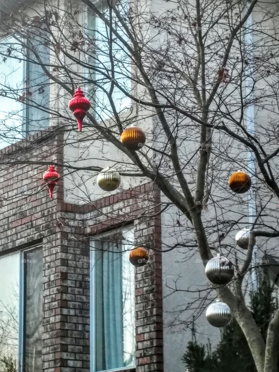 outside christmas decoration