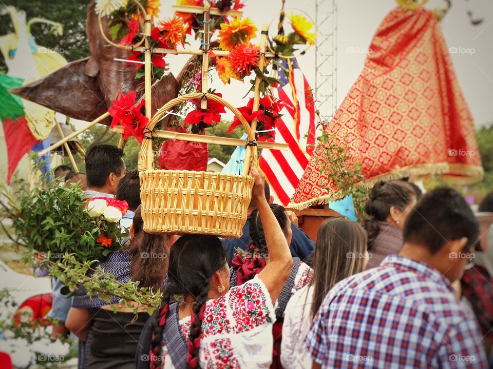 Mexican American Pride. Immigration Rally In USA
