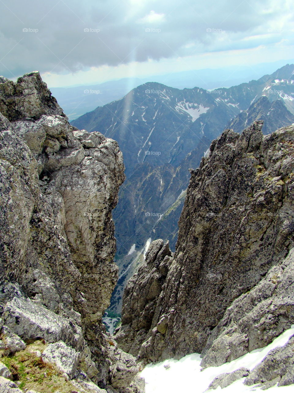 In the mountains, Mount Łomnica.