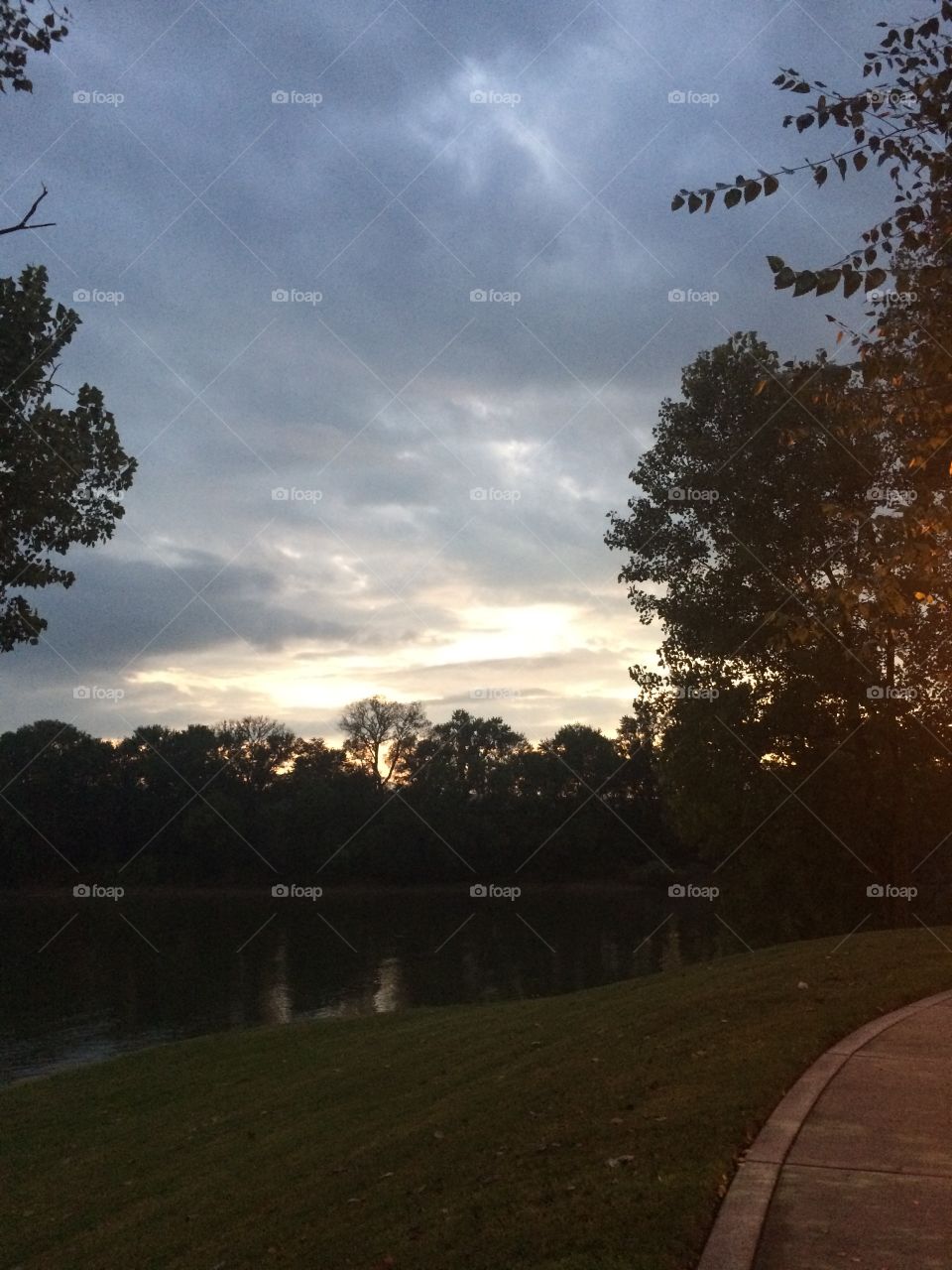 A stroll along the river during a Tennessee sunset. 
