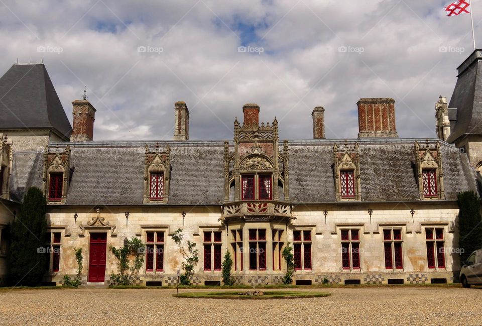 castle of Régniere Ecluse Somme France 