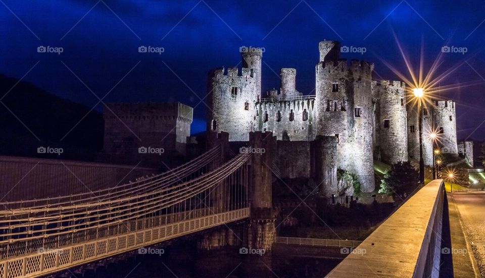 Conwy Castle in Wales, United Kingdom