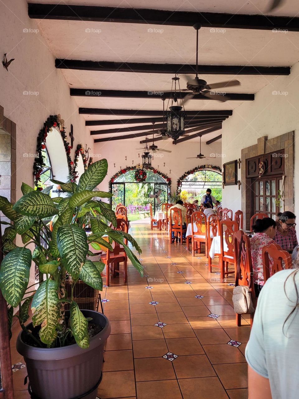 interior del café