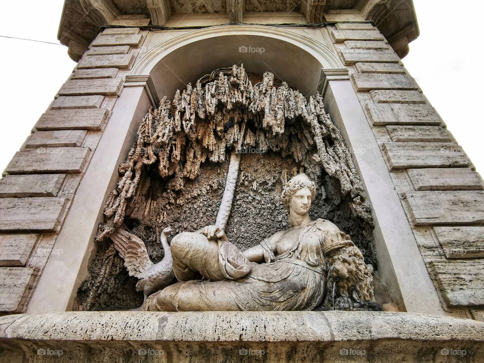 Roman Statue in Italy.
