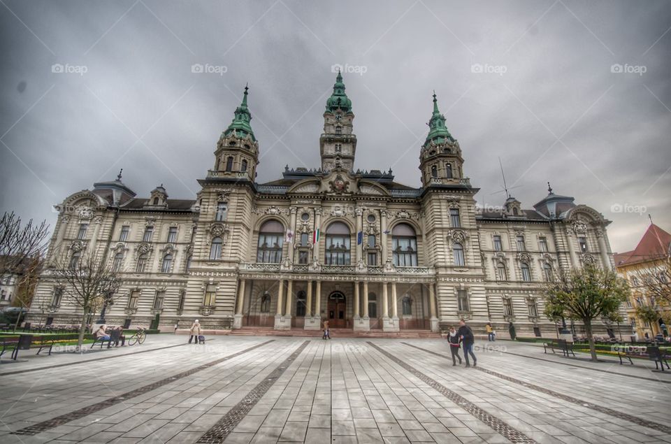 Town Hall of Györ, Hungary