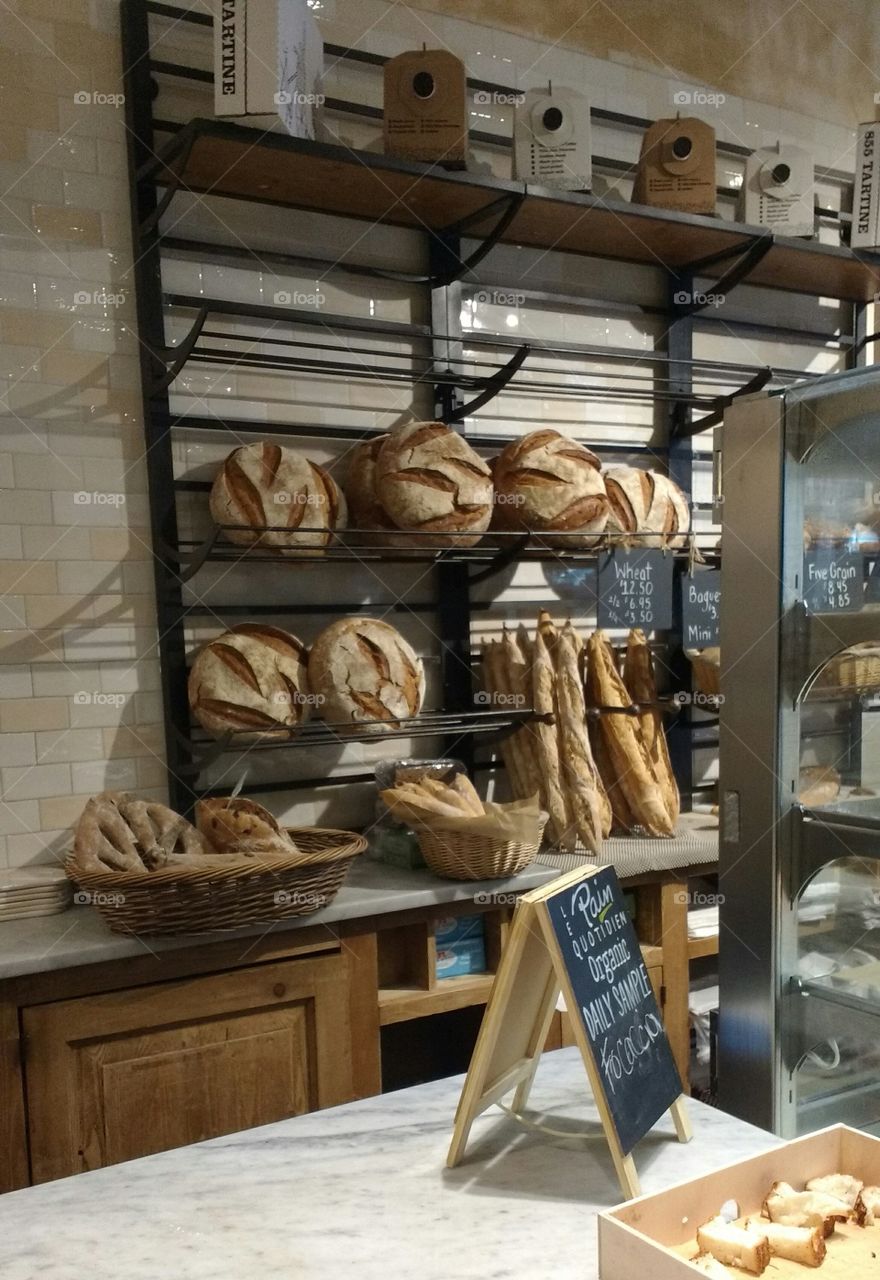 Bread at Le Pain Quotidien