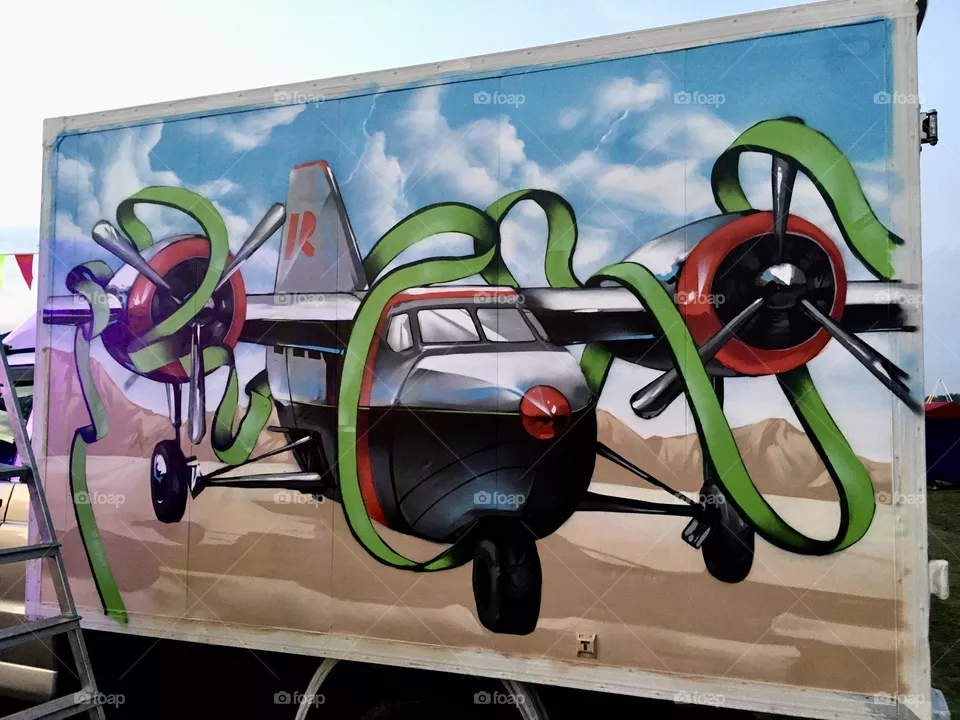 Art airplane 