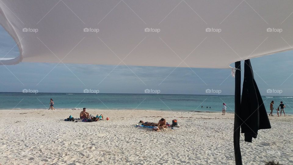 una tarde en la playa