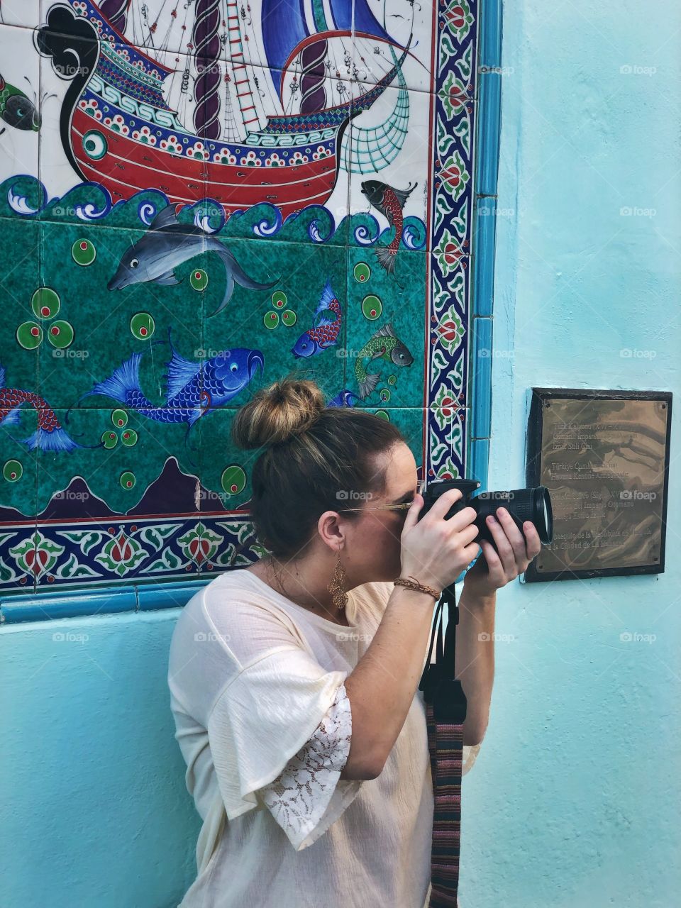 Take in everything you can, however you can. Loved the colors and mosaics we found all over Cuba!