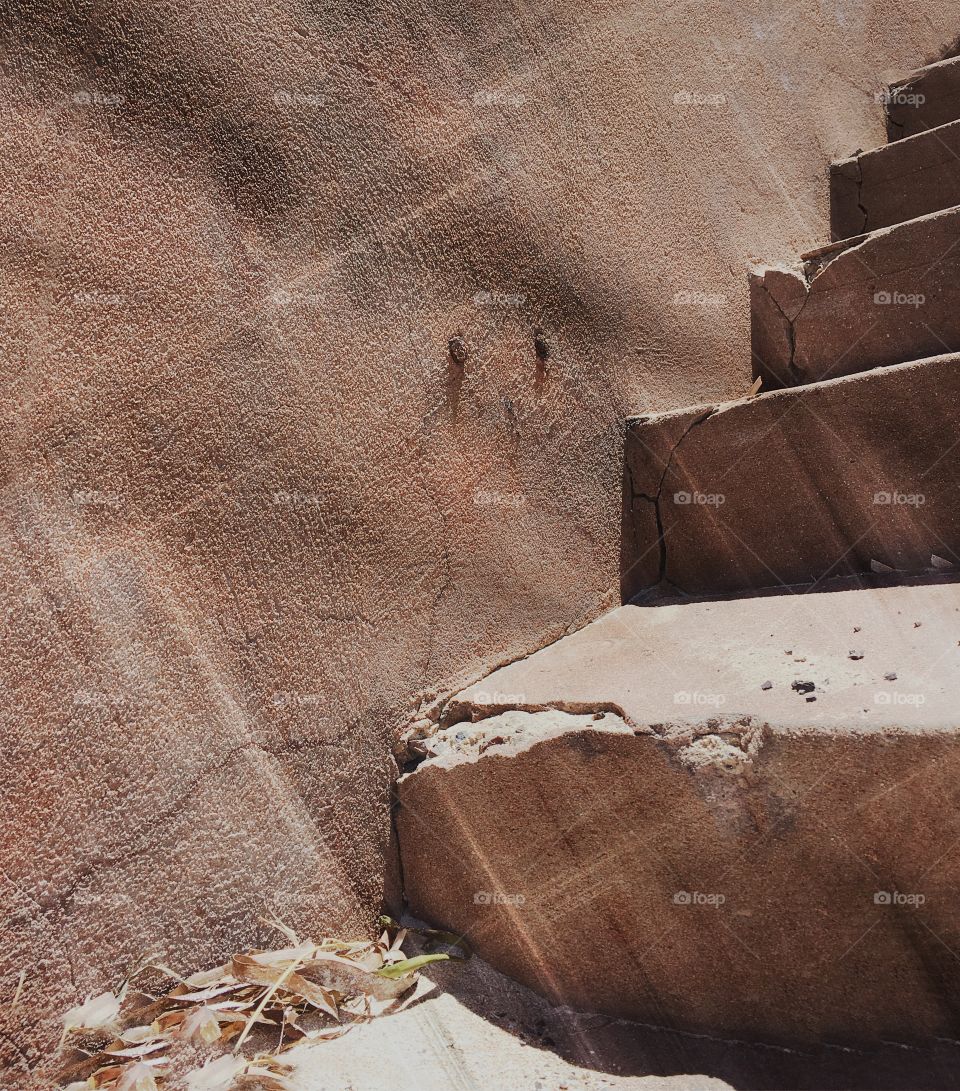 Grunge concrete stairs