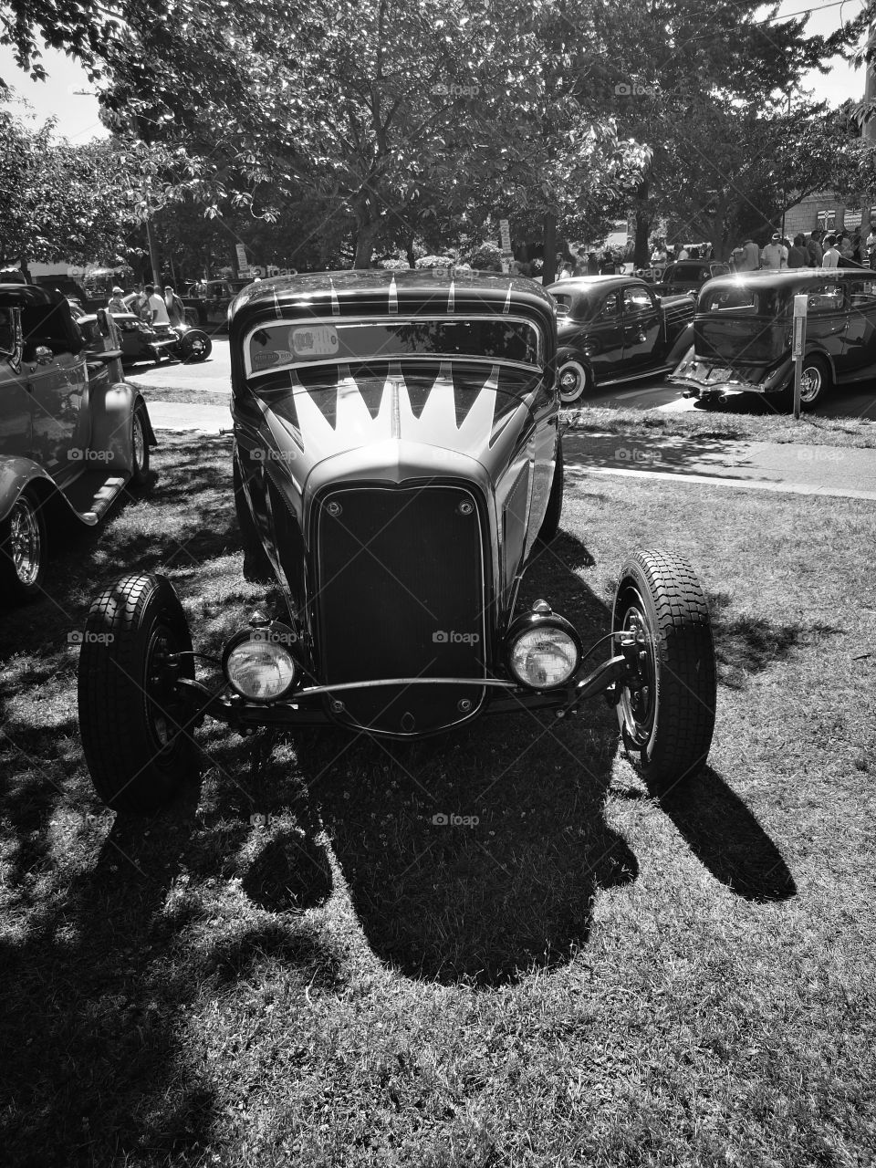 Antique Cars for black and white