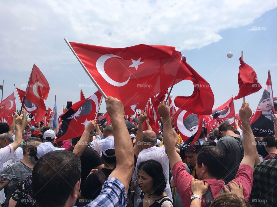 Election meeting in İstanbul Maltepe 