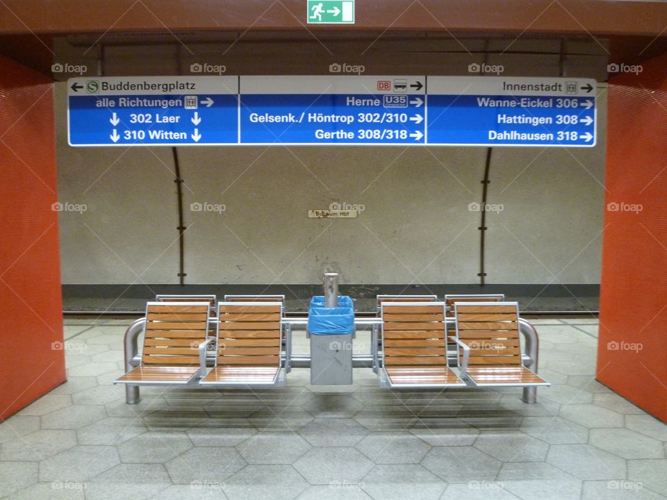 This is a subway station in Germany.