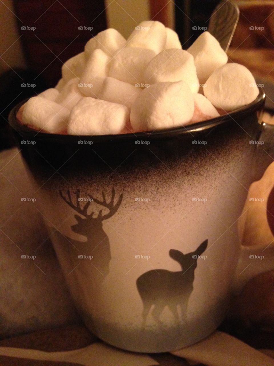 Marshmallow filled cocoa! 