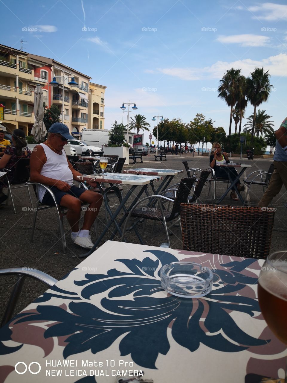 Cagnes sur mer, Francia Beach cros de cagnes