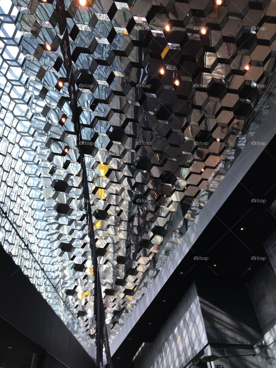 Ceiling in Harpa Concert Hall 