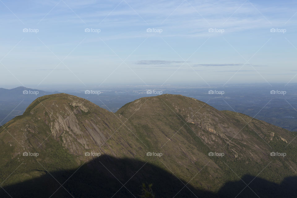 Mountain landscape near Curitiba.