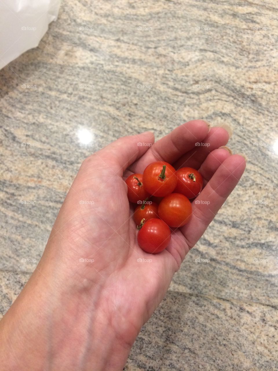 Teeny tiny tomatoes