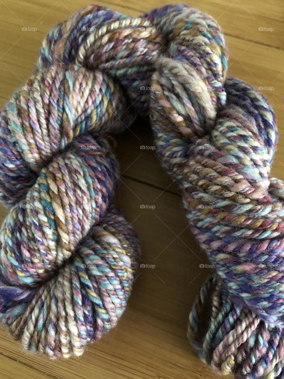 Multi-color Handspun Yarn