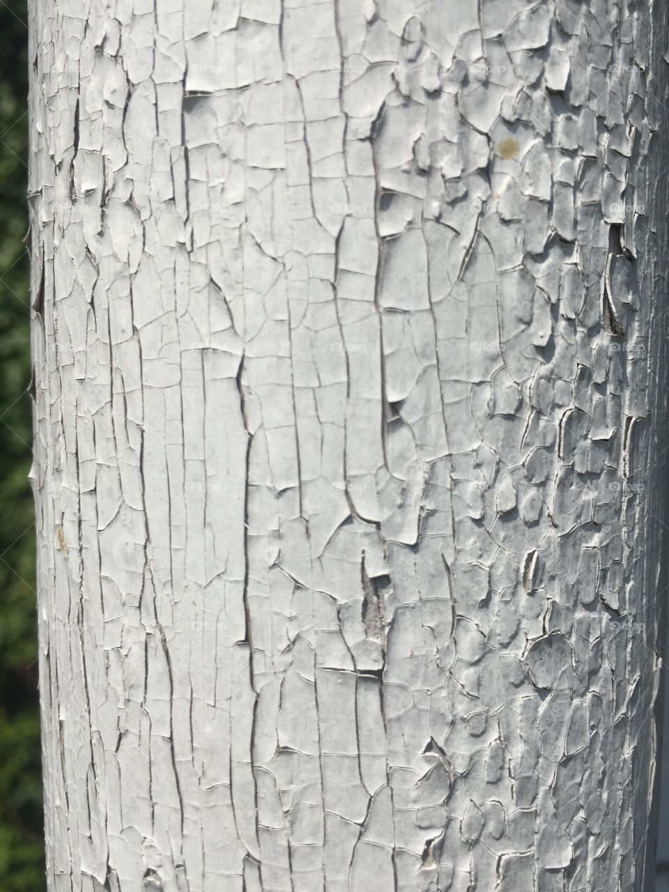 Cracked paint