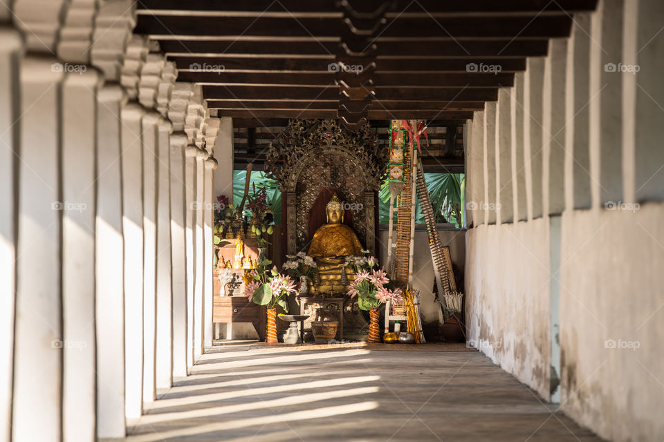 Hall in the temple 