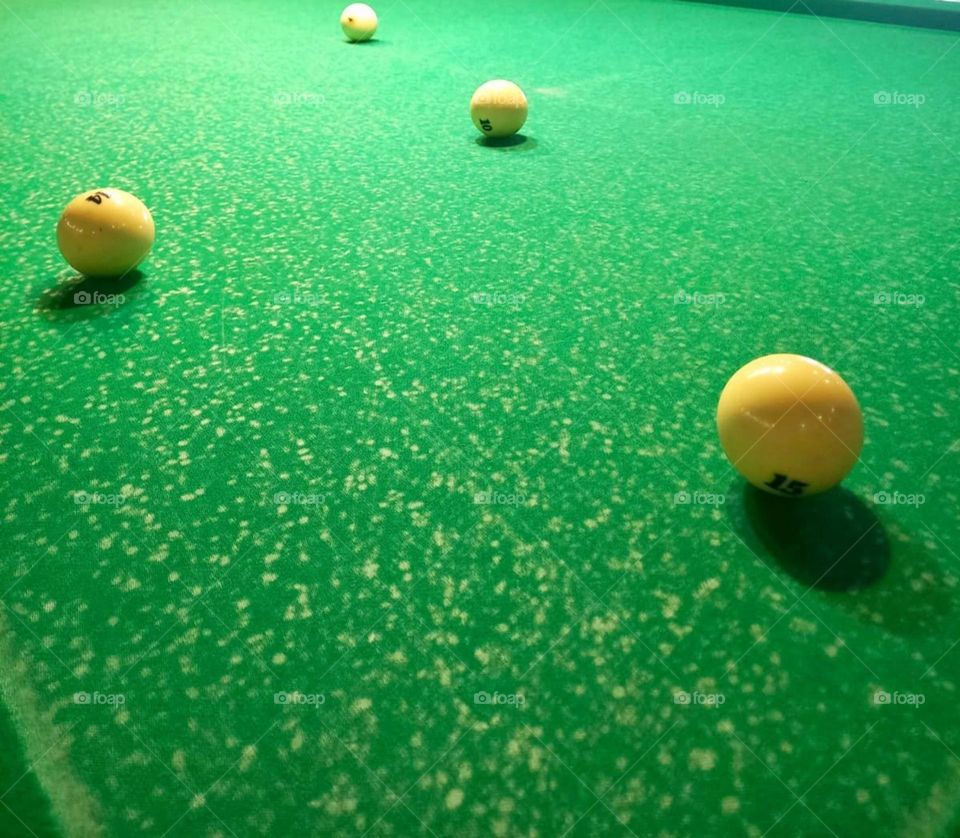 Billiards is a wonderful art of thinking ahead.