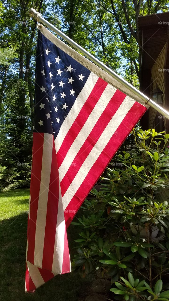 Flag for July Higgins Lake