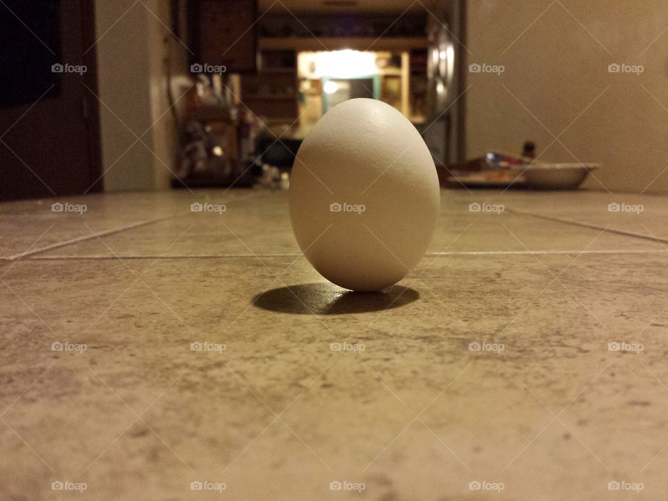 First Day Of Spring Egg Balanced
