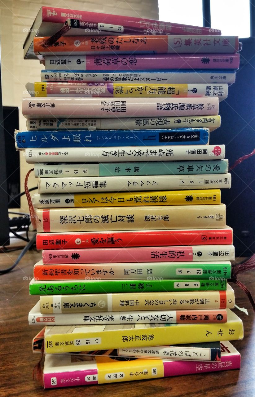 Japanese Paperback Stack