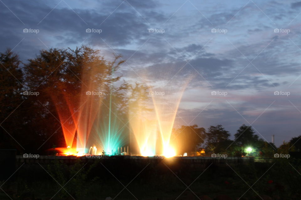 musical fountain