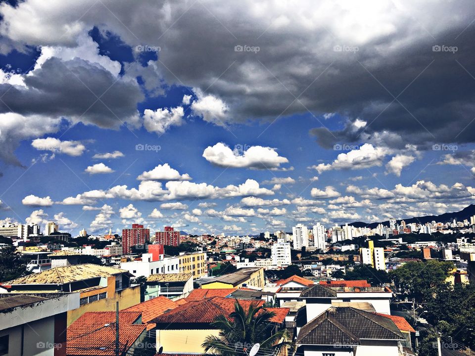 Clouds in the city