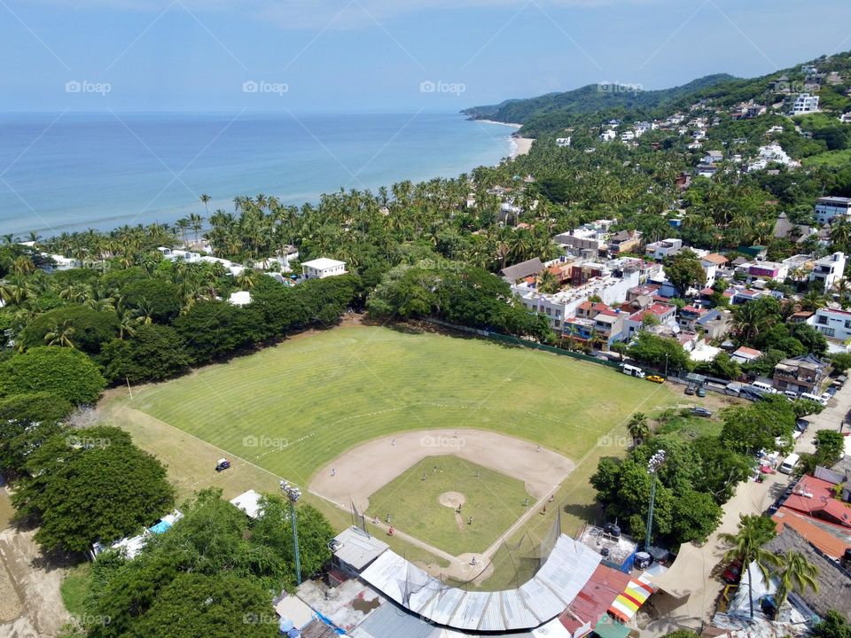 Estadio de Beisbol en Sayulita Nayarit, casa de los Jaibos de Sayulita 🦀