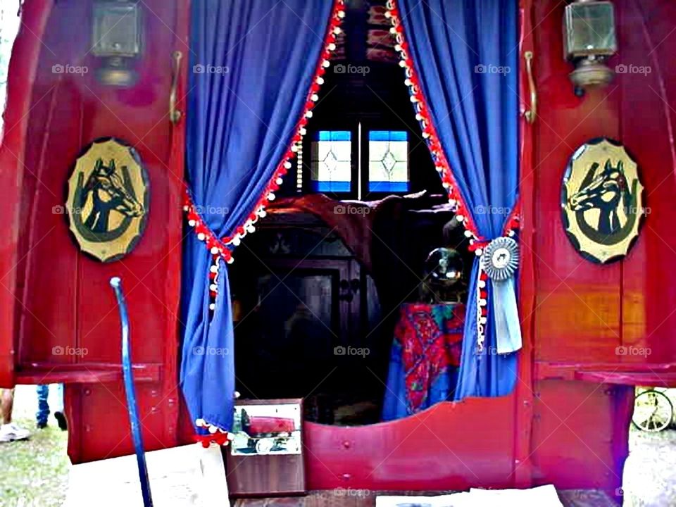 Old gypsy wagon