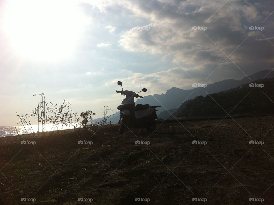 Landscape, People, Sunset, Dawn, Backlit