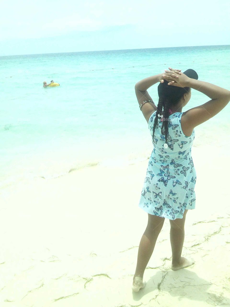 when we went to the beach an to get some vitamin d from the sun an to get out of the house.