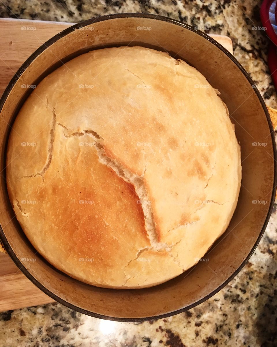 Homemade sourdough bread