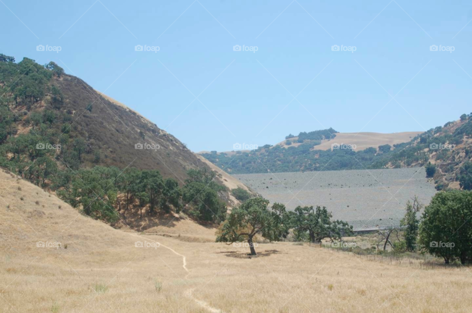 lake del valle sky blue grass by stephenkirsh