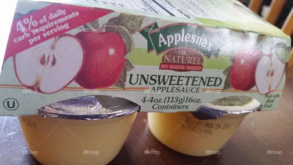 Applesauce in package